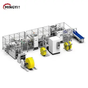 Máquina de fabricación de bolsas de válvula tejida PP inferior de bloque de sellado térmico Mingyi