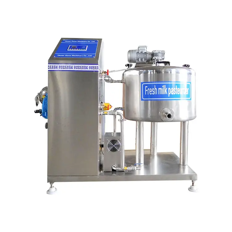 Low power consumption dairy goat milk processing machinery batch yogurt 50 l milk pasteurizer