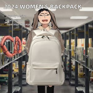 Mochila antirrobo de moda con contraste de colores, asas dobles y diseño exclusivo. Mochila femenina con cremallera y borla. - Product Image 3