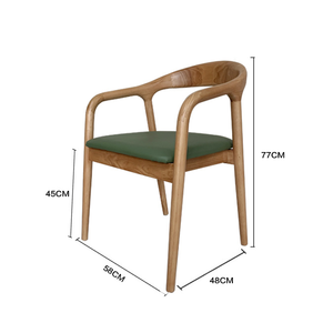 Стул обеденный из массива дерева, в стиле ретро - Product Image 6