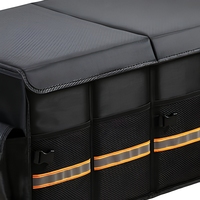 Caja de Almacenamiento Plegable para Maletero de Coche, Material Oxford Suave, Organizador de Maletero Plegable, 36L 66L, 4 Compartimentos, Origen China, Universal