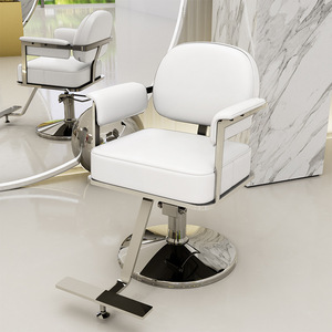 Fauteuil de Barbier Professionnel en Cuir Inclinable pour Salon de Coiffure et Esthétique - Vente en Gros - Product Image 2