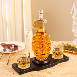 Thủy tinh BoroSilicate cao lựu đạn hình dạng <span class=keywords><strong>Decanter</strong></span> rượu vang <span class=keywords><strong>Aerator</strong></span> với hộp quà Tặng chịu nhiệt handmade phụ kiện rượu vang cho Đảng - Product Image 6