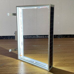 Caisson lumineux publicitaire LED à énergie solaire double face pour la promotion de la signalisation publicitaire Caisson lumineux extérieur Caisson lumineux à énergie solaire - Product Image 4