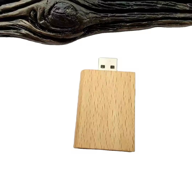 1GB-64GB Storage USB Flash Drive Unique Wooden Book Design 2.0 Interface Stick Style with 16GB Capacity