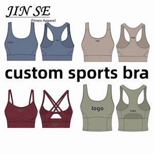 Venta al por mayor OEM: Nuevo diseño de top deportivo de yoga de talla grande con tirantes cruzados, almohadillas extraíbles y transpirable, en color liso. - Product Image 1