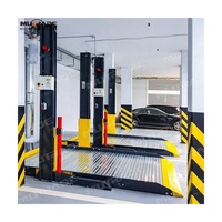 Système de stationnement duplex 2100 kg, empileur de voitures à deux poteaux, élévateur de stationnement de garage pour voitures
