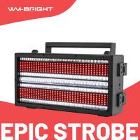 Projecteur matriciel LED RGBW à interconnexion pour scène, stroboscope extérieur IP65, contrôle DMX512, pour discothèque, DJ, concert