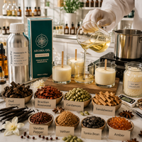 Huile de parfum de luxe pour la fabrication de bougies, collection de fragrances fines inspirées, vente en gros directe usine