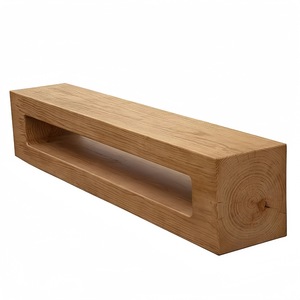 Consolle <span class=keywords><strong>TV</strong></span> <span class=keywords><strong>in</strong></span> <span class=keywords><strong>Legno</strong></span> di Pino Massiccio Stile Vintage Moderno, Sgabello Casual per Cambio Scarpe, Panca <span class=keywords><strong>in</strong></span> Tronchi Intagliati, Arredo Soggiorno con Fascino del Vecchio Mondo - Product Image 1