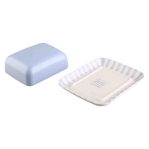 Plato para Mantequilla de Melamina con Tapa Rectangular, Vajilla de Cocina, Tapa con Clip para Preservar la Frescura, Apto para Lavavajillas - Product Image 3