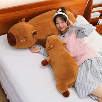Oreiller de sommeil en peluche en forme d'ours, super doux, rembourré en coton PP, lavable, pour la sieste