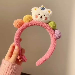 Trending Vintage moda fiocco di cristallo fasce per ragazze e bambini vendita calda all'ingrosso orecchie di gatto accessori - Product Image 2