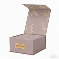 Boîte cadeau pliante de luxe à fermeture magnétique, design personnalisé, emballage rigide en carton, boîte de luxe pour perruques et vêtements