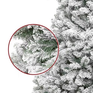 Árboles de Navidad Artificiales Desplegables Automáticos de 2m al por Mayor, Plegables en Espiral, Preiluminados, de Montaje Rápido y Nevados en Blanco - Product Image 4