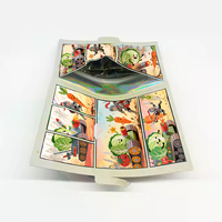 Sacs en Mylar durables pour bandes dessinées avec boîte, capacité personnalisable, emballage refermable