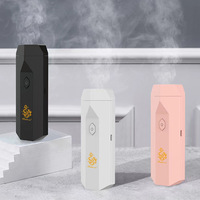 Brûleur d'encens 2-en-1 et diffuseur d'arômes portable rechargeable USB pour le Moyen-Orient