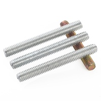 Galvanized Metric Screw Rod Double Head Full Thread Stud M4-M5-M6-M8-M10