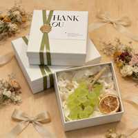 Savon artisanal réaliste en forme de grappe de raisin, parfumé, décoratif pour la salle de bain, coffret cadeau, cadeaux pour fêtes d'anniversaire