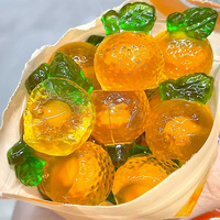 Fabrieksdirect 3D Ronde Bal Kristal Jelly Bean Fruitachtige Zachte Snoepjes OEM Private Label Bulk Groothandel Exporteur