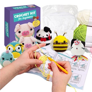 Trending Products 2026 New Arrivals Kids Toys Hand <b>Crafted</b> Products Diy Crochet <b>Kit</b> for Beginner - Product Image 4