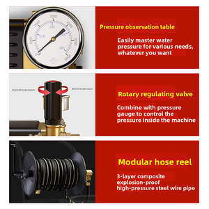 Moteur de nettoyeur haute pression à essence haute efficacité avec arrêt automatique en cas de faible niveau d'<span class=keywords><strong>huile</strong></span> et système de démarrage facile pour un fonctionnement fiable - Product Image 6