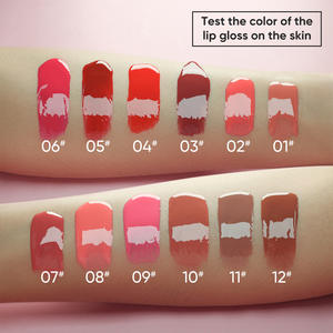 Lápiz Labial Líquido Vegano Personalizado al por Mayor, Brillante, Mineral, de Larga Duración, Alta Pigmentación, 12 Colores - Product Image 2