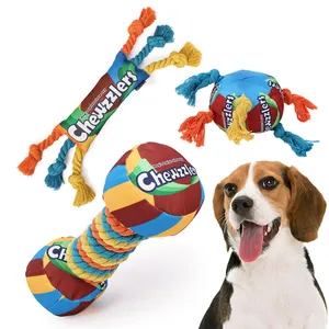 Pet Dog Toys Rainbow Twist Candy Toys Dog Teeth Grinding Resistant Bite Sound Toys Pet Supplies