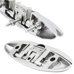 Crampons pliants pour bateaux en acier inoxydable 316, crampons de quai rabattables de qualité marine pour cordes, fixations pour ponts de yachts - Product Image 2