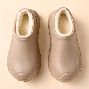 Bottes d'hiver à enfiler pour femmes, semelles épaisses en EVA, doublure en polaire chaude pour un usage quotidien - Product Image 4