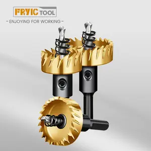 Fryic HSS Hole Saw cutter Set for Metal drilling