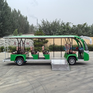 High-quality ZhenDa Electric Sightseeing Buses From Henan for Sale for Hotel Shuttles and Amusement Park Tours - Product Image 4