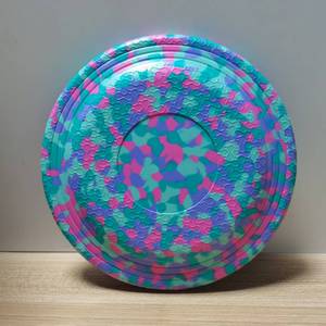 Juguetes Masticables para Mascotas de Espuma EVA Personalizables e Indestructibles de 23 cm, Disco Volador Interactivo Multicolor, Juguetes de Entrenamiento para Perros al Aire Libre - Product Image 2