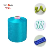 Filament de polyester recyclé 100% AA 150d/48F FDY RPET, teint en masse, certifié OEKO TEX GRS, couleur résistante