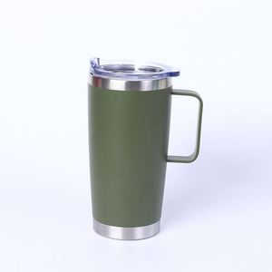 20Oz Stainless Steel Tumbler With Handle Spill Proof Sliding Lid <b>Cheap</b> 20Oz Tumbler <b>Set</b> Kitchen Dining ASM26 - Product Image 6