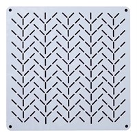 Pochoir réutilisable en PET pour motif Sashiko, pièce unique 13*13cm (5,1 pouces), modèle de broderie à la main pour la réparation, le patchwork et la couture manuelle