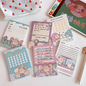 Nhà Máy Bán Hàng Trực Tiếp Kawaii Hàn Quốc Dính Memo Pad Dày Giấy Dính Ghi Chú Thiết Lập Bằng Văn Bản Thẻ Chỉ Số - Product Image 1