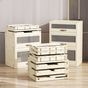 Chine Vente en gros Grande Capacité Enfants Adolescents Maison Blanche <span class=keywords><strong>Tiroirs</strong></span> Boîte Bacs de Luxe Anti-poussière Plastique Pliable Pliable OEM - Product Image 5