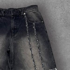 Pantalones Vaqueros de Pierna Ancha de Mezclilla con Lavado Monkey, Estilo Urbano, Personalizados por el Fabricante, para Hombre - Product Image 4