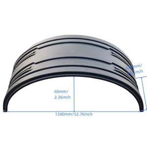 カスタマイズ可能 プラスチック製 シングルタイヤ フェンダー トラック・トレーラー用 汎用マッドガード - Product Image 4