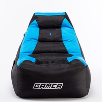 Innen-und Gartenmöbel Lazy Sofa Gaming Sitzsack Stuhl hussen mit Seiten taschen