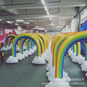 ของเล่นพ่นน้ำรูปสายรุ้งเป่าลม ขนาด 210x90 ซม. ทำจาก PVC สำหรับเล่นน้ำที่บ้าน - Product Image 5