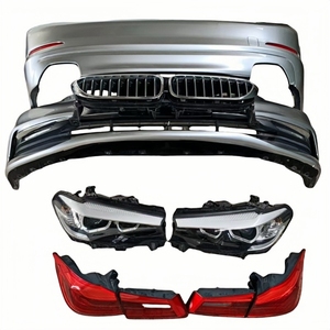 Para <span class=keywords><strong>BMW</strong></span> 5 Series G30 G38 Kit de carrocería Parachoques delantero y trasero para <span class=keywords><strong>525</strong></span> 528 530i de 2018 a 2022 Material ABS Estado usado - Product Image 1