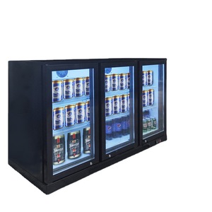 Comptoir de <span class=keywords><strong>bar</strong></span>, armoire à bière, armoire réfrigérée commerciale en acier inoxydable, vitrine réfrigérée pour boissons, réfrigérateur à boissons avec porte coulissante - Product Image 4