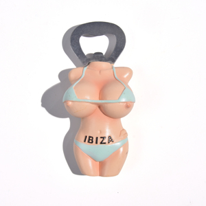 Imán de Resina para Nevera con Diseño Personalizado de Chica Sexy de <span class=keywords><strong>Ibiza</strong></span> al por Mayor, Abridor de Cerveza, Regalo de Recuerdo Turístico Hecho a Mano - Product Image 4