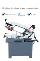 Tongchen 1500w 45 °   Machine à scier à ruban pour couper les tuyaux et profilés métalliques pleins et creux