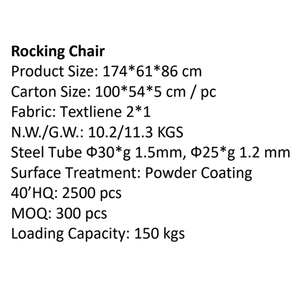 Garden Patio Outdoor Metal Leisure Lounger Chair Indoor U Shape Sun Lounger Patio Chaise Lounger - Product Image 5