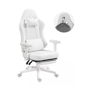 Silla Gaming Couleur personnalisée <span class=keywords><strong>Blanco</strong></span> Sin Marca Blanc complet Cadeira Gamer Fotel Gamingowy Chaise de jeu multifonctionnelle avec repose-pieds - Product Image 1