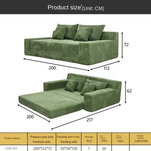 Compressed Double-layer Stripes One-piece Formed <b>Small</b>-sized Apartment Folding Vacuum Compressed - Product Image 3