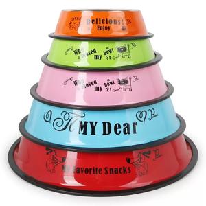 Set di 2 ciotole per cani in acciaio inossidabile resistente con Base in gomma senza BPA cucchiaio accessoriato per lavastoviglie per l'alimentazione di cani gatti - Product Image 4